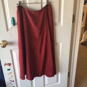 Cuyana Silk Midi Skirt
